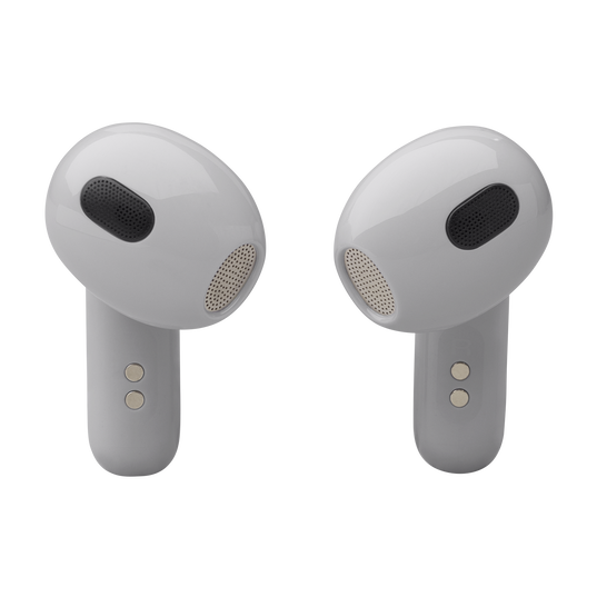 JBL Live Flex 3 - Silver - True wireless noise-cancelling open-stick earbuds - Detailshot 1
